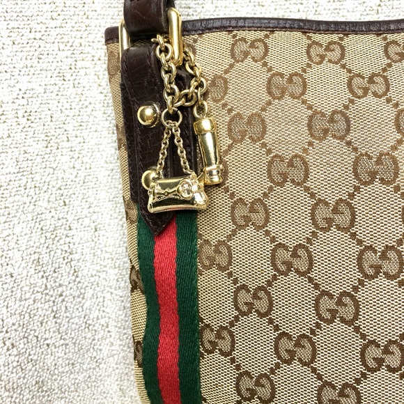Gucci authentic brown monogram canvas crossbody bag - Picture 4 of 16